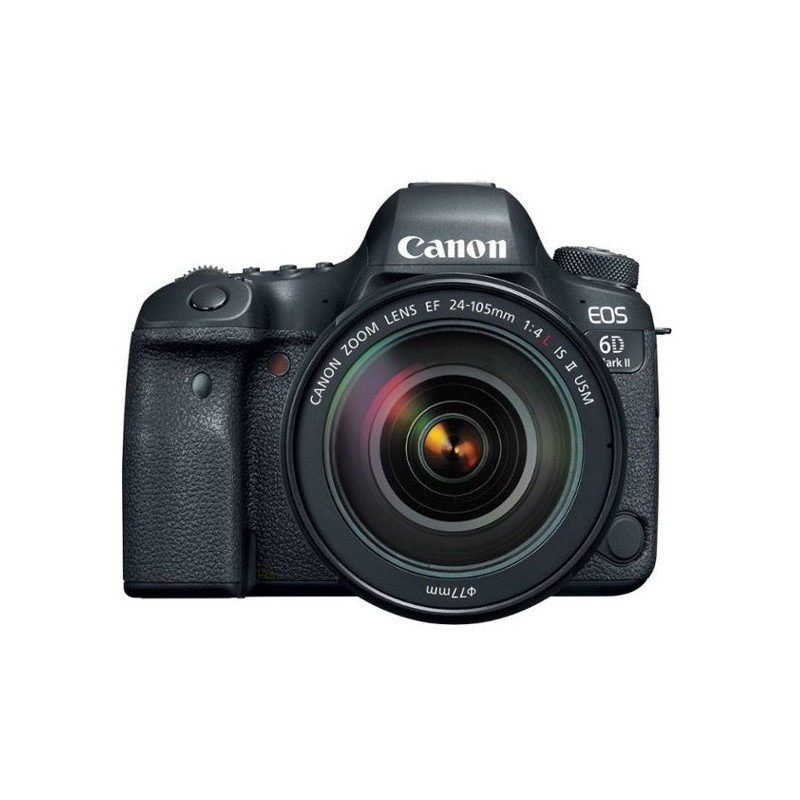 Canon EOS 6D Mark II DSLR Video Camera with EF 24-105mm f/4L IS II USM Lens