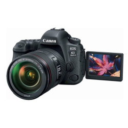 Canon EOS 6D Mark II DSLR Video Camera with EF 24-105mm f/4L IS II USM Lens