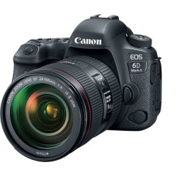 Canon EOS 6D Mark II DSLR Video Camera with EF 24-105mm f/4L IS II USM Lens