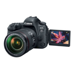 Canon EOS 6D Mark II DSLR Video Camera with EF 24-105mm f/4L IS II USM Lens