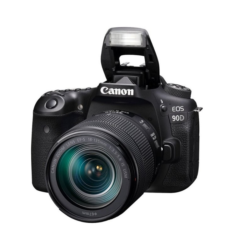 Canon EOS 90D DSLR Camera with EF-S 18-135mm f/3.5-5.6 IS USM Lens