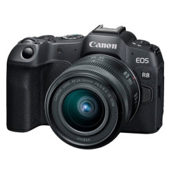 Canon EOS R8 4K Video Mirrorless Camera with RF 24-50mm f/4.5-6.3 IS STM Lens