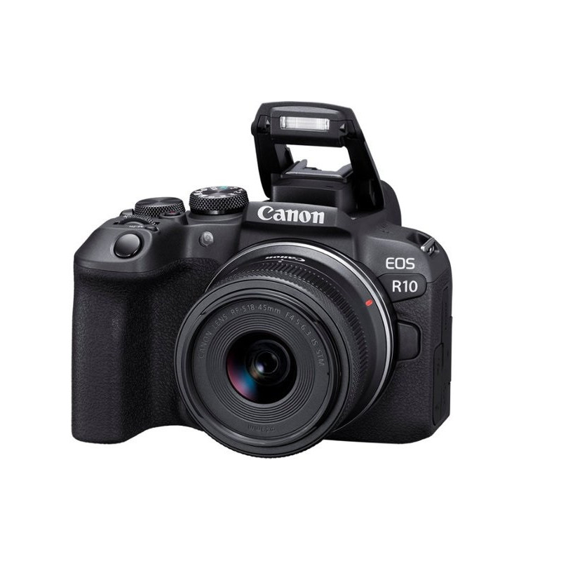 Canon EOS R10 Mirrorless Camera with RF-S 18-45 f/4.5-6.3 IS STM Lens