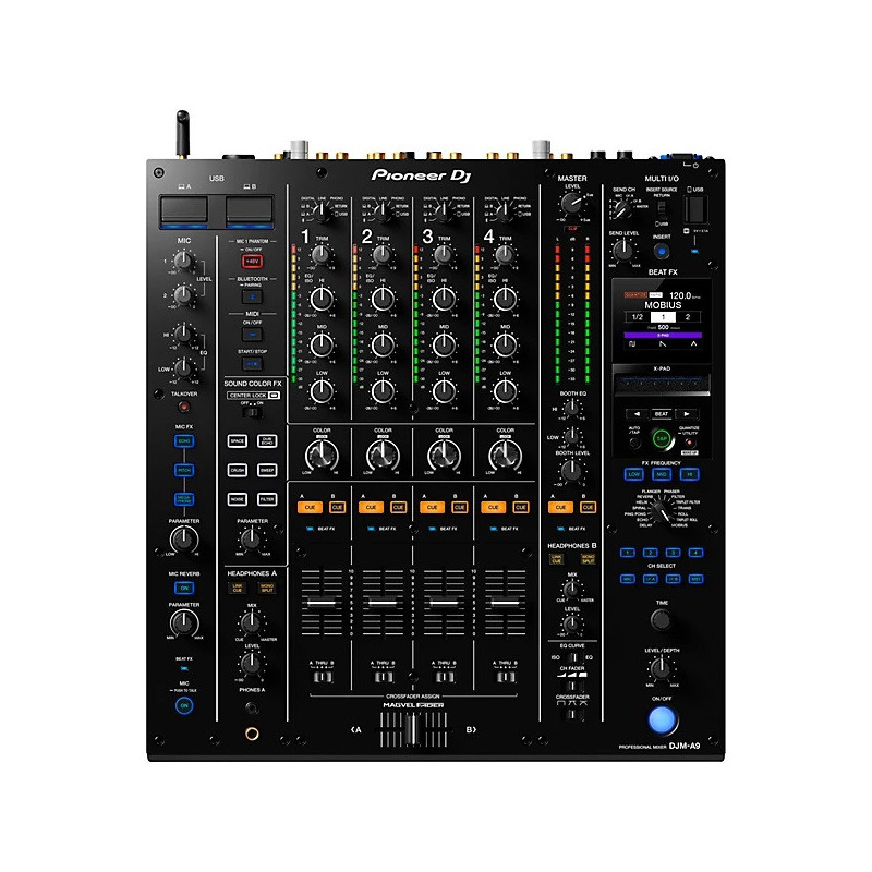 Pioneer DJM-A9 4-channel professional DJ mixer (black)