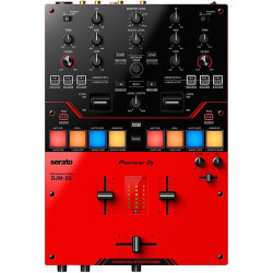 Pioneer DJM-S5 Scratch-style 2-channel DJ mixer (gloss red)