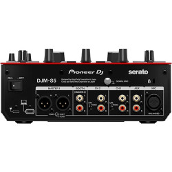 Pioneer DJM-S5 Scratch-style 2-channel DJ mixer (gloss red)