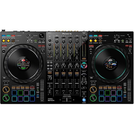 Pioneer DDJ-FLX10 4-channel performance DJ controller for multiple DJ applications (Black)